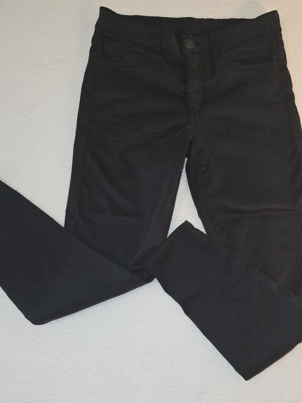American Eagle Black Jeggings Stretch Size 8 Short Super Soft